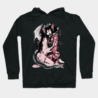 Two Geishas Kissing Graphic T-Shirt 21 Hoodie